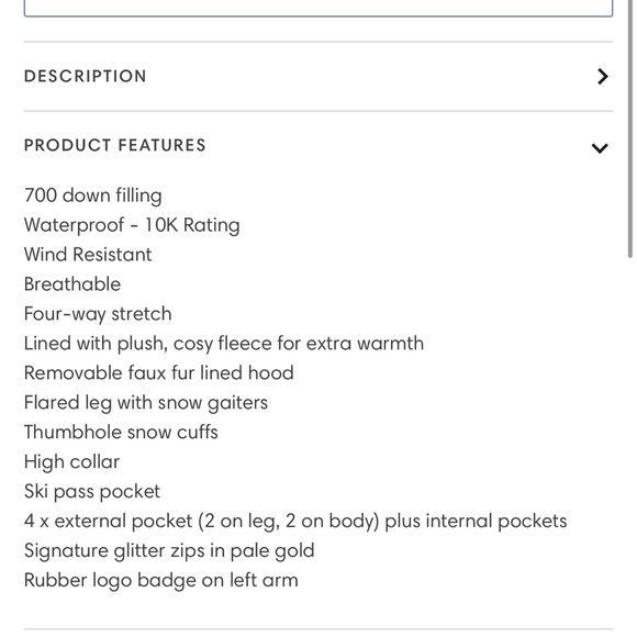 NWT Sunday Ski Chevron Ski Suit Navy - Picture 13 of 13